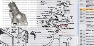 ΛΑΙΜΟΣ ΘΕΡΜΟΣΤΑΤΟΥ TOYOTA COROLLA EE100,101 EE90 HITMARK 1632111011