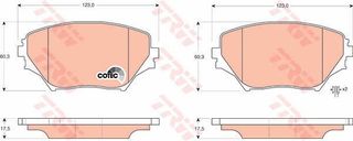 Σετ τακάκια εμπρός SIGMA 2202WVA23585