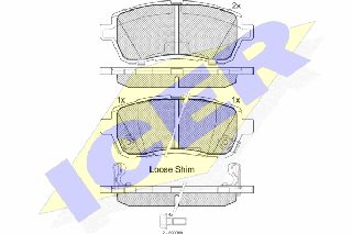 Σετ τακάκια εμπρός SIGMA 0051WVA24283