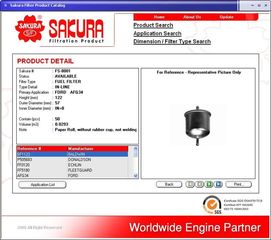 Φίλτρο καυσίμων SAKURA FS800116400V2700
