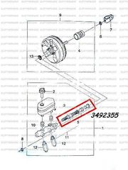 Αντλία φρένων KOREA 3492355