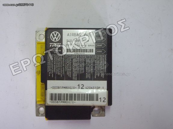 ΕΓΚΕΦΑΛΟΣ ΑΕΡΟΣΑΚΟΥ VW PASSAT B6 3C0909605M ΜΕΤΑΧΕΙΡΙΣΜΕΝΟΣ ΓΝΗΣΙΟΣ