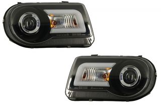 LED Headlights suitable for CHRYSLER 300C (2005-2010) Xenon Look www eautoshop gr 