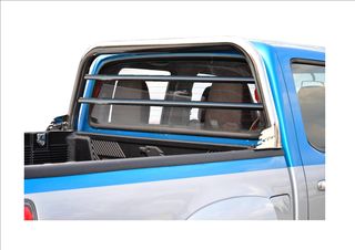 Roll bar inox 1 Σκέλους με οριζόντια σωληνωτή σχάρα. Mazda BT-50 2007+