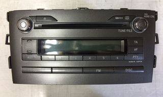Toyota Auris ‘07 86120-02520 Ράδιο-CD-MP3 σε άριστη κατασταση γνήσιο!!!!