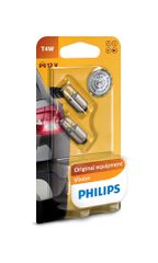 PHILIPS T4W 12V 4W BA9s Original Equipment Vision (12929B2) 2τμχ
