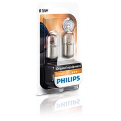 PHILIPS R10W 12V 10W BA15s Vision 12814B2 2τμχ
