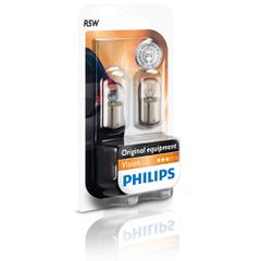 PHILIPS R5W 12V 5W BA15s Vision Original 12821B2 2τμχ
