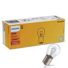 PHILIPS P21W 12V 21W BA15s Standard 12498CP 1τμχ