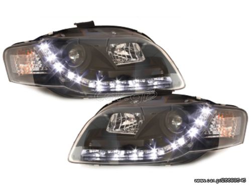 EΜΠΡΟΣΘΙΑ LED DAYLINE ΦΑΝΑΡΙΑ ΓΙΑ AUDI A4 (8EC,B7)