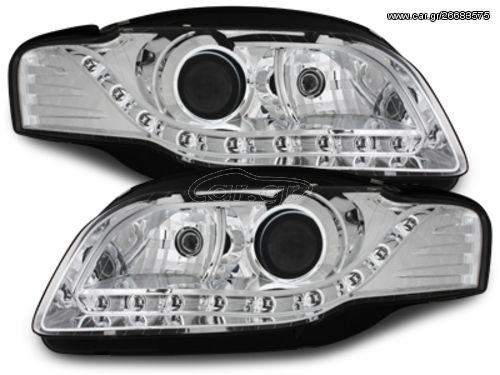 EΜΠΡΟΣΘΙΑ LED DAYLINE ΦΑΝΑΡΙΑ ΓΙΑ AUDI A4 (8EC,B7)