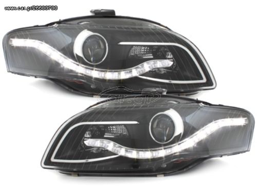 ΕΜΠΡΟΣΘΙΑ LED DAYTIME ΦΑΝΑΡΙΑ ΓΙΑ AUDI A4 (8EC,B7)