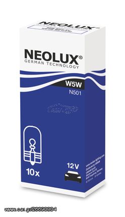 NEOLUX W5W 12V 5W W2,1x9,5d (N501) 1τμχ