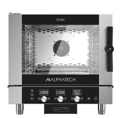 Φούρνος Αερίου ALPHATECH ICON 5 θέσεων 1/1GN - 60x40 – 77,7x72,9x77,7 - Καινούργιος.