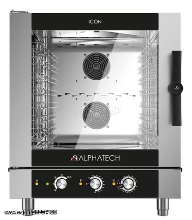 Φούρνος Αερίου ALPHATECH ICON 7 θέσεων 1/1GN/60x40 – 77,7x72,9x94,2 καινούργιος.