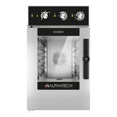 Φούρνος Ηλεκτρικός 6 θέσεων 1/1GN 51x80x88 ALPHATECH ICON51 - Καινούργιος.