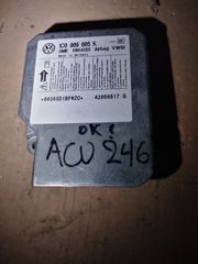 VW POLO 9N 02-05 ΠΛΑΚΕΤΑ / ΕΛΕΓΚΤΗΣ ΑΕΡΟΣΑΚΟΥ AIRBAG, ΚΩΔ. 1C0909605K