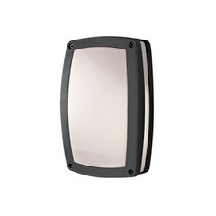 Απλίκα με ντουί Ε27 2x18W 230VAC σε γκρι αμμώδες χρώμα ορθογώνια με διάσταση 290x180x87mm