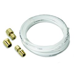 Autometer Tubing, Nylon, 1/8", 12Ft. Length, Incl. 1/8" Nptf Brass Compression Fittings