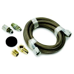 Autometer Line, Braided Stainless Steel, #4 Dia., 6Ft. Length, -4An And 1/8" Nptf Fittings