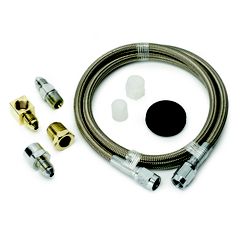 Autometer Line, Braided Stainless Steel, #3 Dia., 3Ft. Length, -3An And 1/8" Nptf Fittings