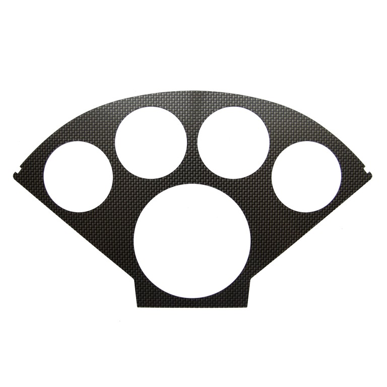 Autometer Faceplate For #2207, Optional, Carbon Look