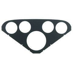 Autometer Faceplate For #2208, Optional, Carbon Look
