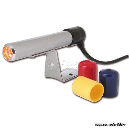 Autometer Shift Light, Amber Led, Pedestal, Chrome, Quick-Lite