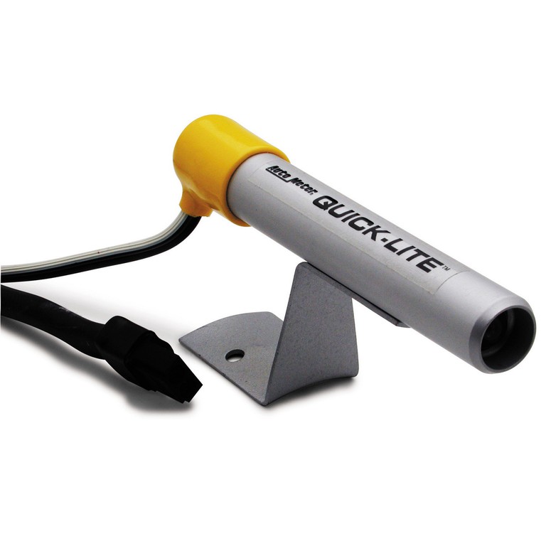 Autometer Shift Light, Amber Led, Pedestal, Silver, Quick-Lite