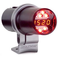 Autometer Shift Light, Digital W/ Amber Led, Black, Pedestal Mount, Dpss Level 1