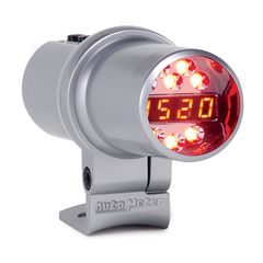 Autometer Shift Light, Digital W/ Amber Led, Silver, Pedestal Mount, Dpss Level 1