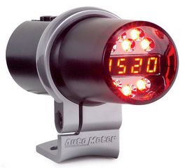 Autometer Shift Light, Digital W/ Multi-Color Led, Black, Pedestal Mount, Dpss Level 2