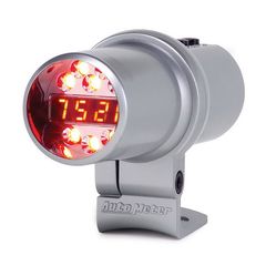 Autometer Shift Light, Digital W/ Multi-Color Led, Silver, Pedestal Mount, Dpss Level 2