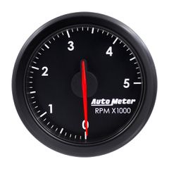 Autometer 2-1/16" Tach, 0-5,000 Rpm, Airdrive, Black