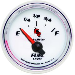 Autometer Gauge, Fuel Level, 2 1/16", 240 To 33Ω, Elec, C2