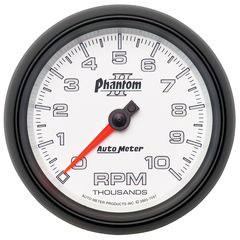 Autometer Gauge, Tachometer, 3 3/8", 10K Rpm, In-Dash, Phantom Ii