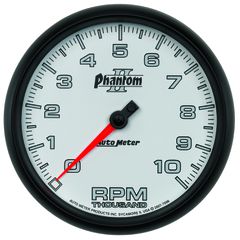 Autometer Gauge, Tachometer, 5", 10K Rpm, In-Dash, Phantom Ii