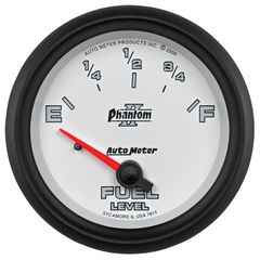 Autometer Gauge, Fuel Level, 2 5/8", 0 To 90Ω, Elec, Phantom Ii