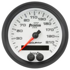 Autometer Gauge, Speedometer, 3 3/8", 225Km/H, Gps, Phantom Ii