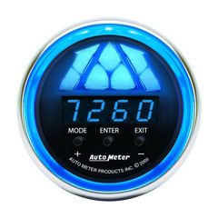 Autometer Gauge, Tachometer, Digital Rpm W/ Led Shift Light, Cobalt