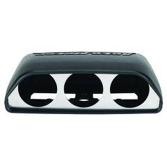 Autometer Gauge Mount, Direct Fit Dash Top, Triple, 2 1/16", Challenger