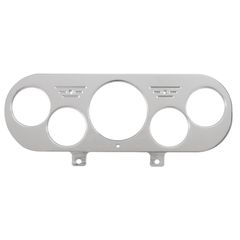 Autometer Dash Panel, Nova 62-65, 1 X 3-1/8" & 4 X 2-1/16", Billet