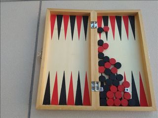Ξύλινο τάβλι μινι 22Χ22-thumb-2