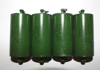 Πυκνωτες RUSSIAN PIO (paper in oil ) HYBRID MILITARY CAPACITORS