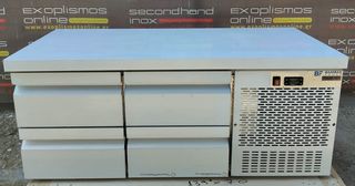 Ψυγείο Πάγκος Συντήρηση Χαμηλό με 4 Συρτάρια GN 139x70x68 - Καινούργιο.