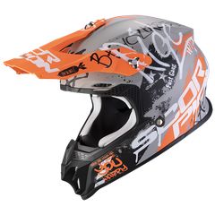 ΚΡΑΝΟΣ SCORPION VX 16 AIR ORATIO MAT GREY ORANGE **5 ΧΡΟΝΙΑ ΕΓΓΥΗΣΗ**