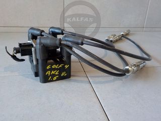 VW GOLF 4 '02 1.6 8V (5Θ) ΠΟΛΛΑΠΛΑΣΙΑΣΤΗΣ,ΚΟΜΠΛΕ ΜΕ ΜΠΟΥΖΟΚΑΛΩΔΙΑ (ΑΠΟ ΚΙΝΗΤΗΡΑ AKL)