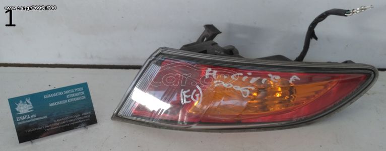 ΦΑΝΑΡΙ ΠΙΣΩ ΔΕΞΙΟ (ΕΞΩΤΕΡΙΚΟ-ΚΙΤΡΙΝΟ) HONDA CIVIC 3D/5D 2006-2012 (EG)