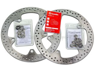 ΔΙΣΚΟΠΛΑΚΕΣ ΕΜΠΡΟΣ BREMBO BMW R1200 GS '08> , R1200 R '14> , F750 GS , F850 GS