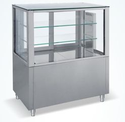 Βιτρίνα Ζαχαροπλαστείου / Αρτοποιείου Θερμαινόμενη Με 2 Πόρτες 138x70x120 - Καινούργια.